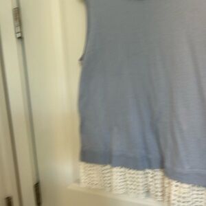 LOFT Light Blue Sleeveless Blouse